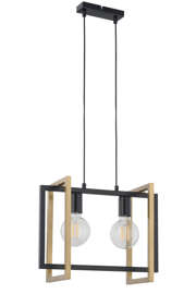 EDEN 2 lampa wisząca czarny/złoty 32232