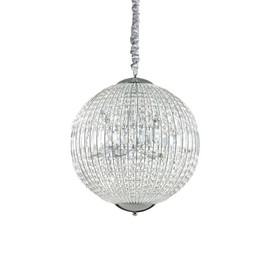 KRYSZTAŁOWA LAMPA WISZĄCA LUXOR  SP8 116228 IDEAL LUX