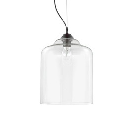 LAMPA WISZĄCA BISTRO SP1 SQUARE TRANSPARENTNA 112305 IDEAL LUX