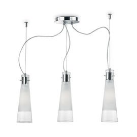 LAMPA WISZĄCA KUKY CLEAR SP3 TRANSPARENTE 33952 IDEAL LUX