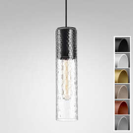 LAMPA WISZĄCA MODERN GLASS TR Tube E27 230V AQFORM 