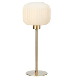 Lampa stojąca SOBER Small 1L Brushed Brass/White