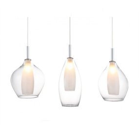 Lampa wisząca Amber Milano 3 Clear Azzardo