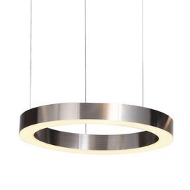 Lampa wisząca CIRCLE 40 ledowa 40 cm nikiel szczotkowany