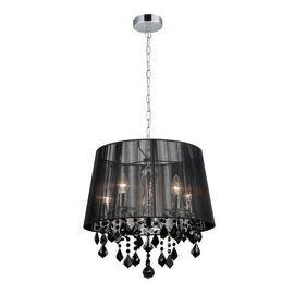 Lampa wisząca Cornelia czarna Italux MDM-2572/5 BK