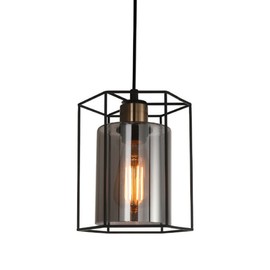 Lampa wisząca Kalula PND-78901-1-BK+SG Italux