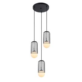 Lampa wisząca Matty Italux MDM-3939/3 BK