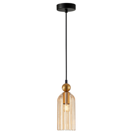 Lampa wisząca Narisa PND-74839-1-GD-AMB Italux 