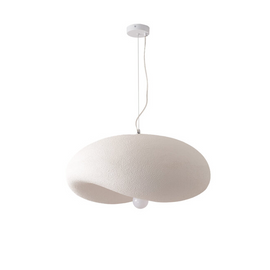 Lampa wisząca STONE FLAT biała 60 cm