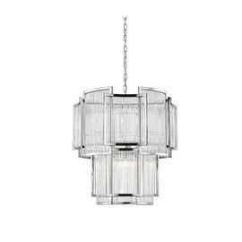 Lampa wisząca Sergio srebrna ZUMA LINE P0528-08A-F4AC