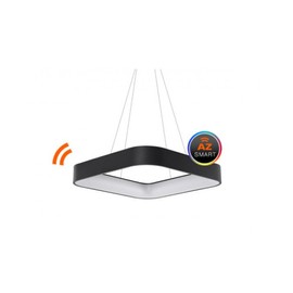 Lampa wisząca Solvent S Black 45 cm Azzardo Smart WiFi