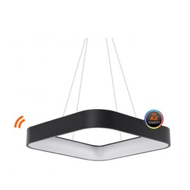 Lampa wisząca Solvent S Black 80 cm Azzardo Smart WiFi