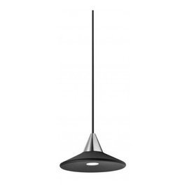 Lampa wisząca  Tentor Chrom AZ3086 + Disc black AZ3087 Azzardo