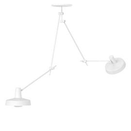 Lampa wisząca na wysięgniku Ceiling Double Long White Arigato Grupa AR-C2w-L