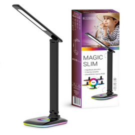 Lampka biurkowa i nocna Magic SLIM RGB Czarna