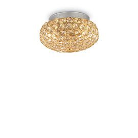 PLAFON / KINKIET KING PL3 ORO 75402 IDEAL LUX