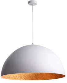 Sfera 70 biały/miedź lampa wisząca 30134