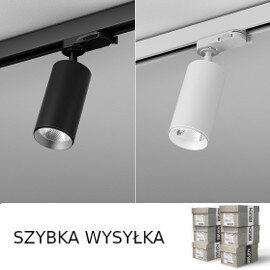 Spot PET midi LED track - Reflektor do szynoprzewodu 3F 3000K 50° AQform