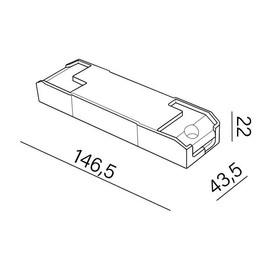 ZASILACZ POWER SUPPLY On/Off 30W 350-725 mA 2-44V AQFORM