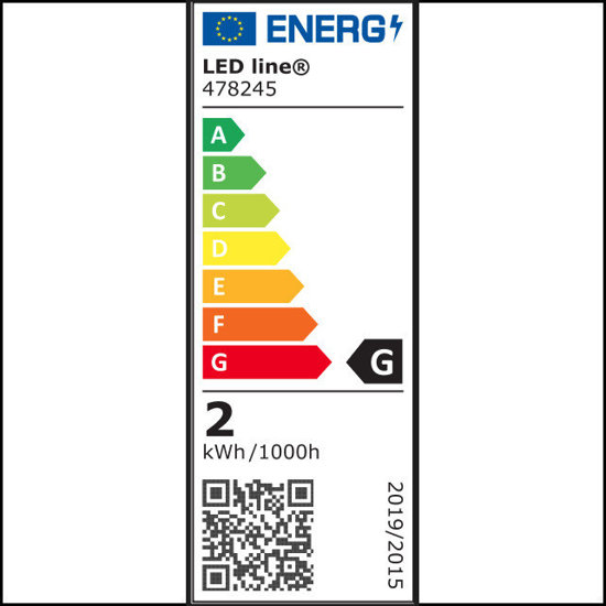  Taśma Led line COB 480 chips/m 24V 2700K 18W 478245 rolka 5 m