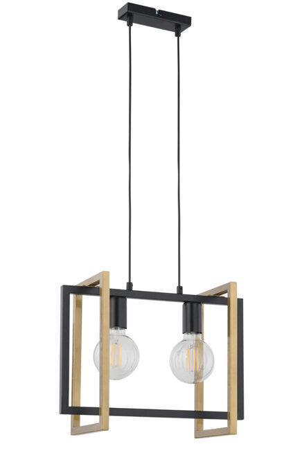 EDEN 2 lampa wisząca czarny/złoty 32232