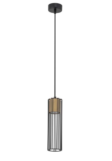 FOBIA 1 lampa wisząca czarny/złoty 33449