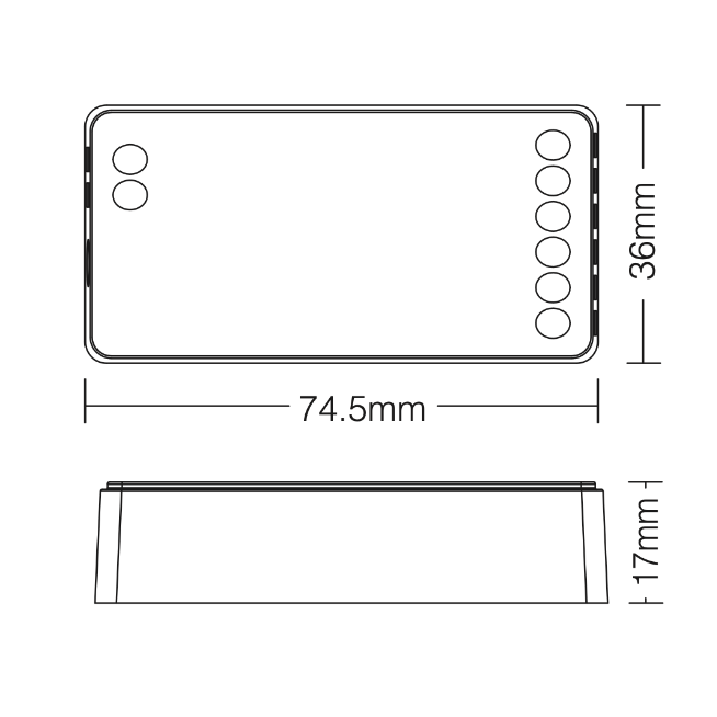 FUT035S - Kontroler taśm LED CCT 12A