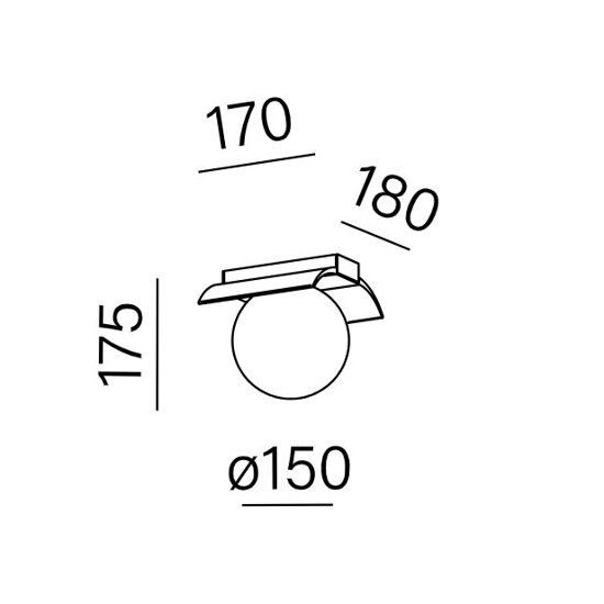 KINKIET MODERN BALL LED AQFORM