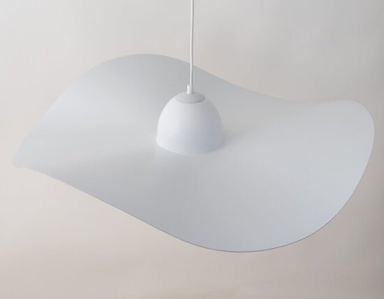 Kapello L biały/miedź ø 76cm lampa wisząca 32337