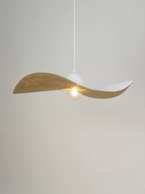 Kapello L biały/złoty ø 76cm lampa wisząca 32338