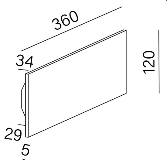 Kinkiet 64cm SMART PANEL GL oval LED MP 2700K AQAFORM