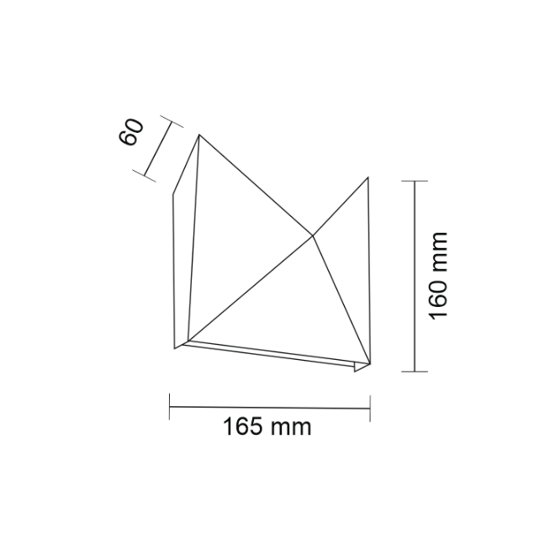 Kinkiet AGI 4422 czarny Shilo