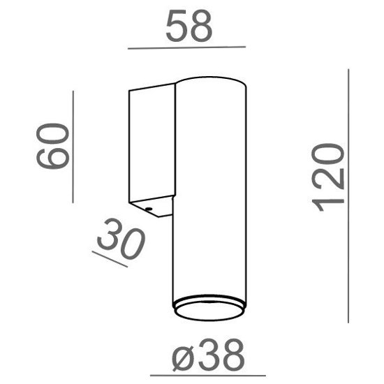 Kinkiet PET mini LED 41° 3000K AQform