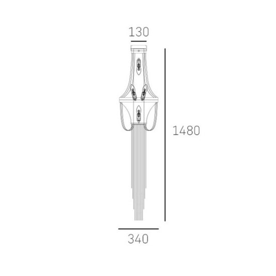 Kinkiet Roma Cosmo Light W04694NI