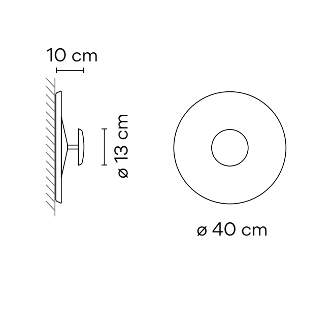 Kinkiet TOP 40 CM VIBIA