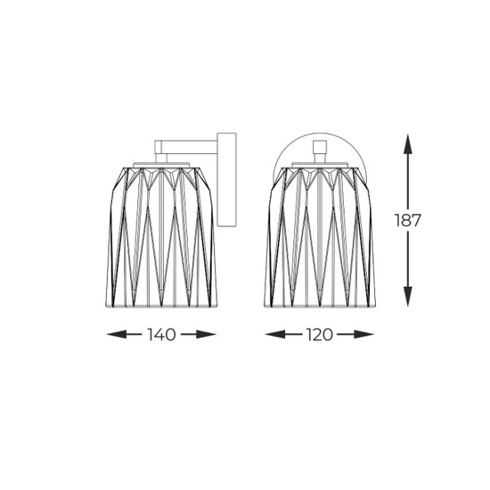 Kinkiet Tazza złoty ZUMA LINE 003064-028146