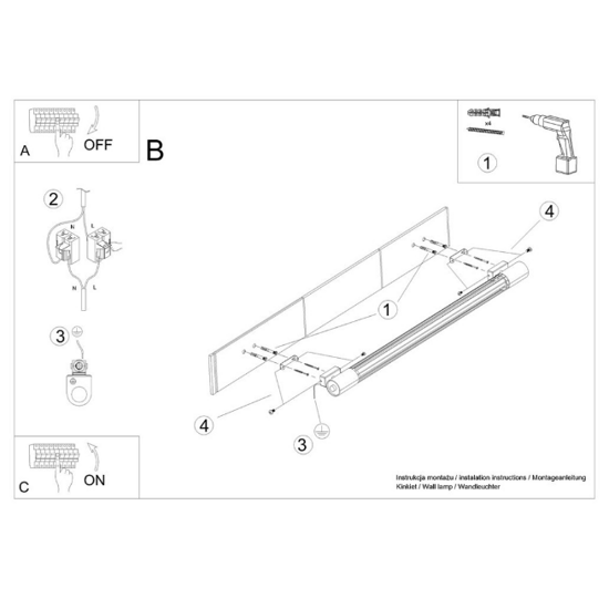 Kinkiet VALO czarny Thoro Lighting 