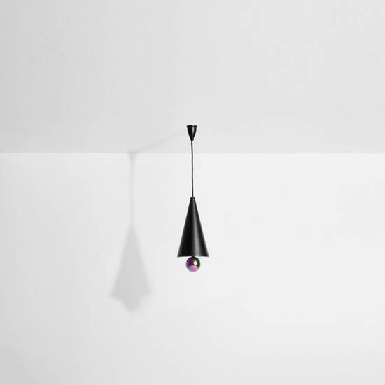 LAMPA WISZĄCA CHERRY CZARNA S - LED