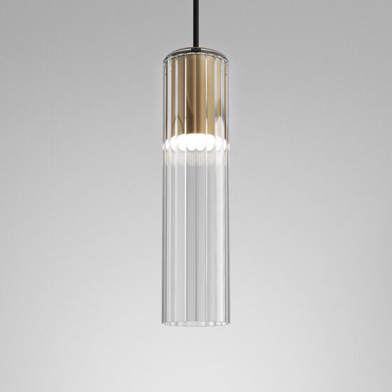 LAMPA WISZĄCA MODERN GLASS Tube LED 230V AQFORM 