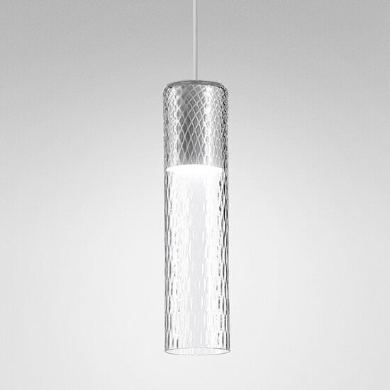 LAMPA WISZĄCA MODERN GLASS Tube LED 230V AQFORM 