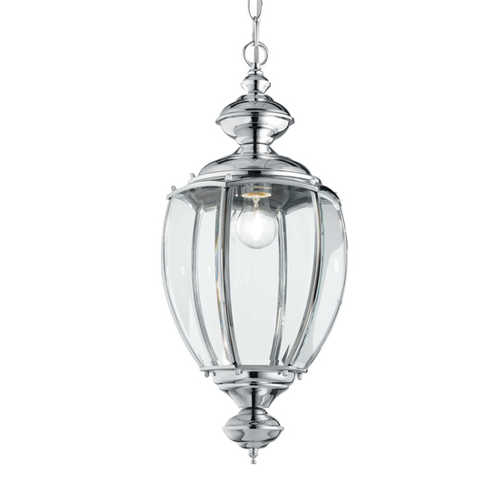 LAMPA WISZĄCA NORMA SP1 BIG CROMO 094786 IDEAL LUX - DOSTĘPNE OD RĘKI