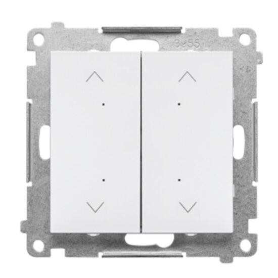 Łącznik/przycisk roletowy podwójny elektroniczny Simon 55 