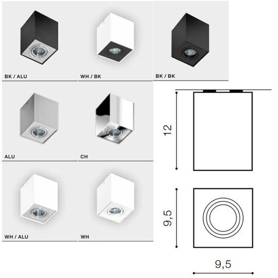 Lampa Azzardo ELOY 1 Black GM4106 BK/BK