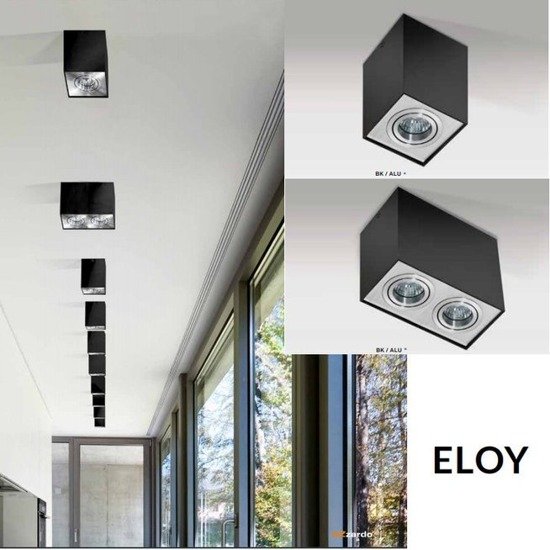 Lampa Azzardo ELOY 1 Black GM4106 BK/BK