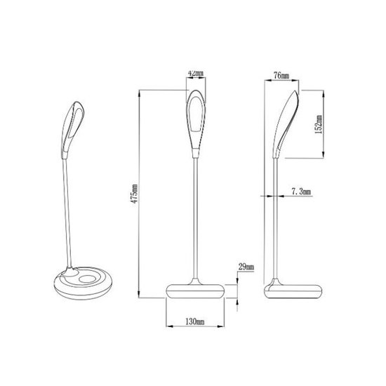 Lampa biurkowa LED ZUMA LINE H1848