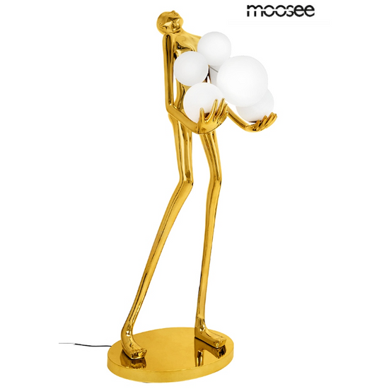 Lampa podłogowa HUMAN Gold Premium Moosee