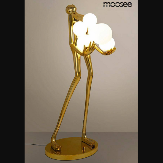 Lampa podłogowa HUMAN Gold Premium Moosee