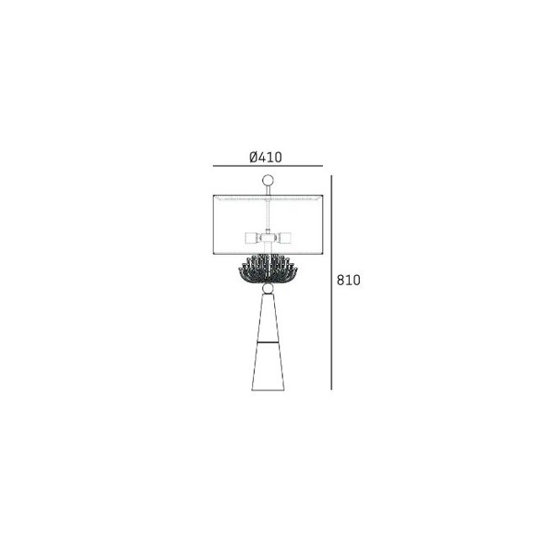 Lampa stołowa Cartagena Cosmo Light T02004AU