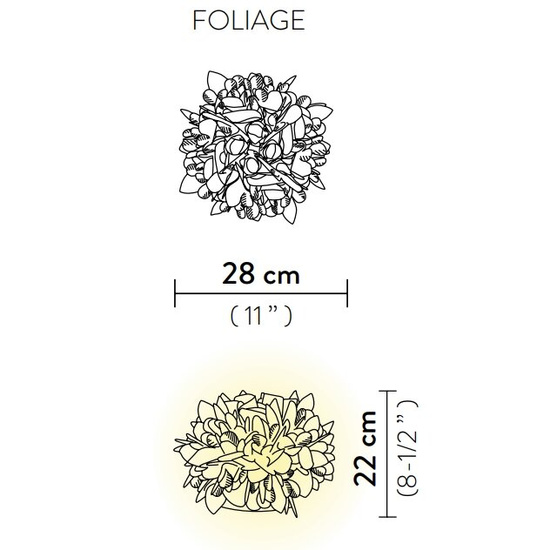 Lampa stołowa Veli Foliage Slamp