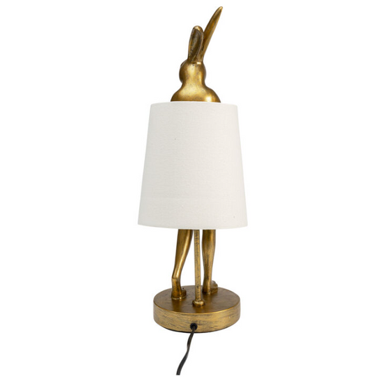 Lampa stołowa złoty królik 50cm 53474 Kare Design